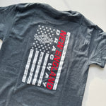 NEW Stars & Stripes 2.0 Tee - Dark Heather Grey