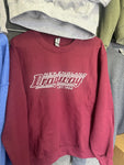 Script Logo Maroon Crewneck