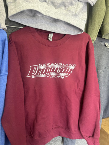 Script Logo Maroon Crewneck