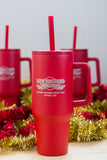 Red 40oz Tumbler with Handle