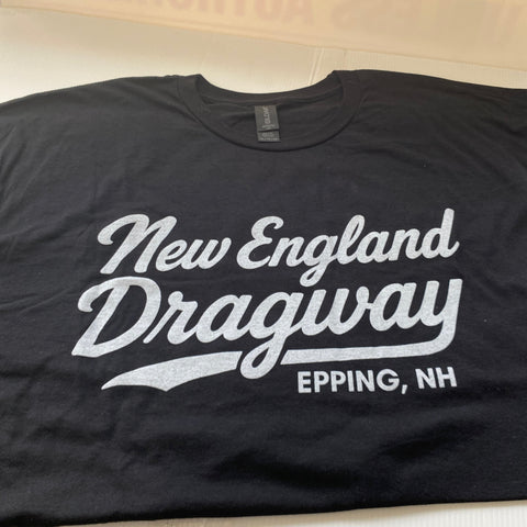 Black New England Dragway Tee