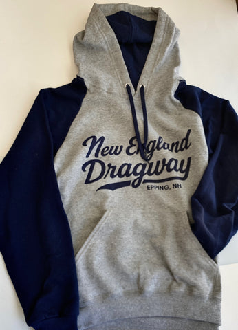 New England Dragway Color block Hoodie