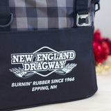 Grey Plaid Cooler Bag