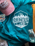 NEW Rustic Mountains Hoodie - Deep Sea Green