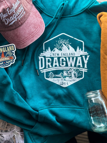 NEW Rustic Mountains Hoodie - Deep Sea Green