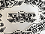 New England Dragway Logo Decal - Black