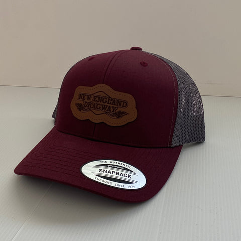 Maroon Retro Trucker Hat