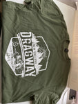 Rustic Mountain Cactus Green Tee