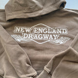 Vintage Logo Premium Heavyweight Brown Hoodie
