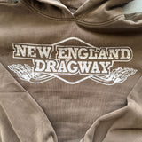Vintage Logo Premium Heavyweight Brown Hoodie