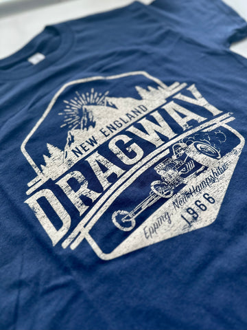 Rustic Mountains Tee - Navy Blue