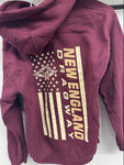 Stars & Stripes 2.0 Hoodie - Maroon