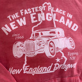 Vintage Red Hoodie - Fastest Place in New England