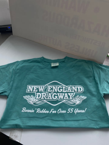 Seafoam Green New England Dragway Tee